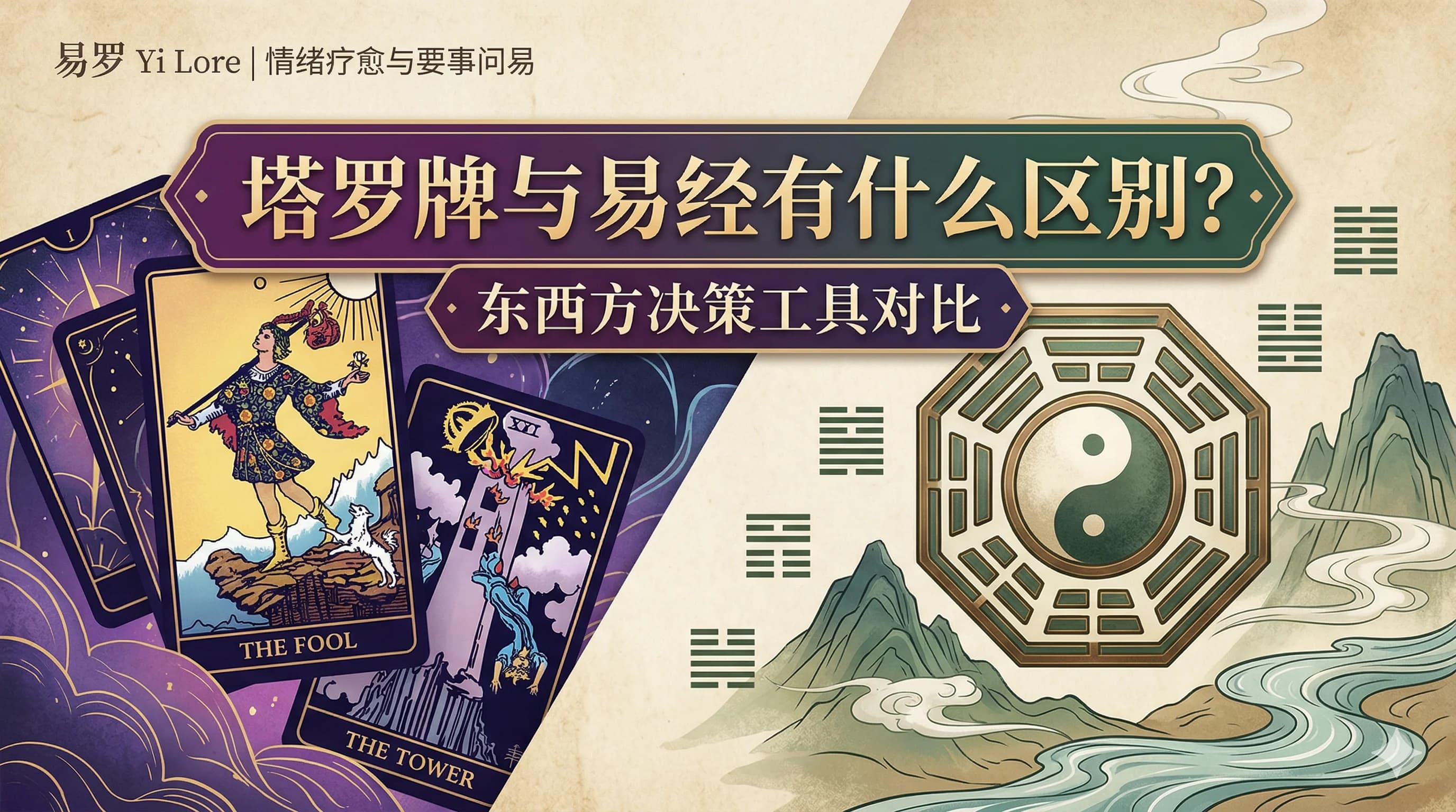 塔罗牌和易经有什么区别？一文看懂你该如何选择
